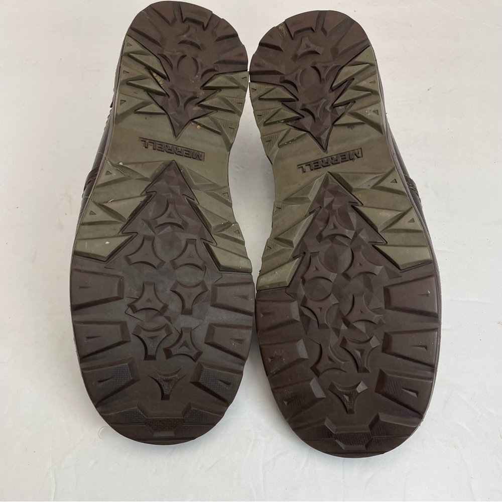 Merrell Men's 8.5 Shetland Leather Slip-on Gorpcore comfort outdoors - Picture 8 of 8